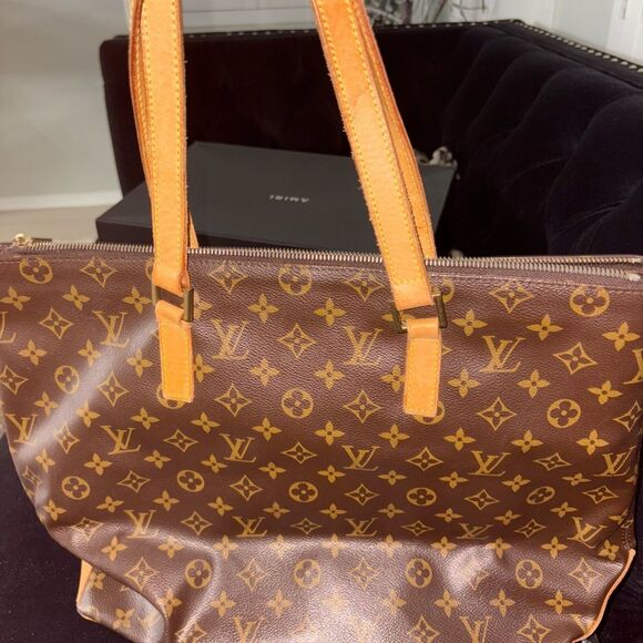 User great condition Louis Vuitton Brown Monogram Tote Bag - Picture 3 of 9